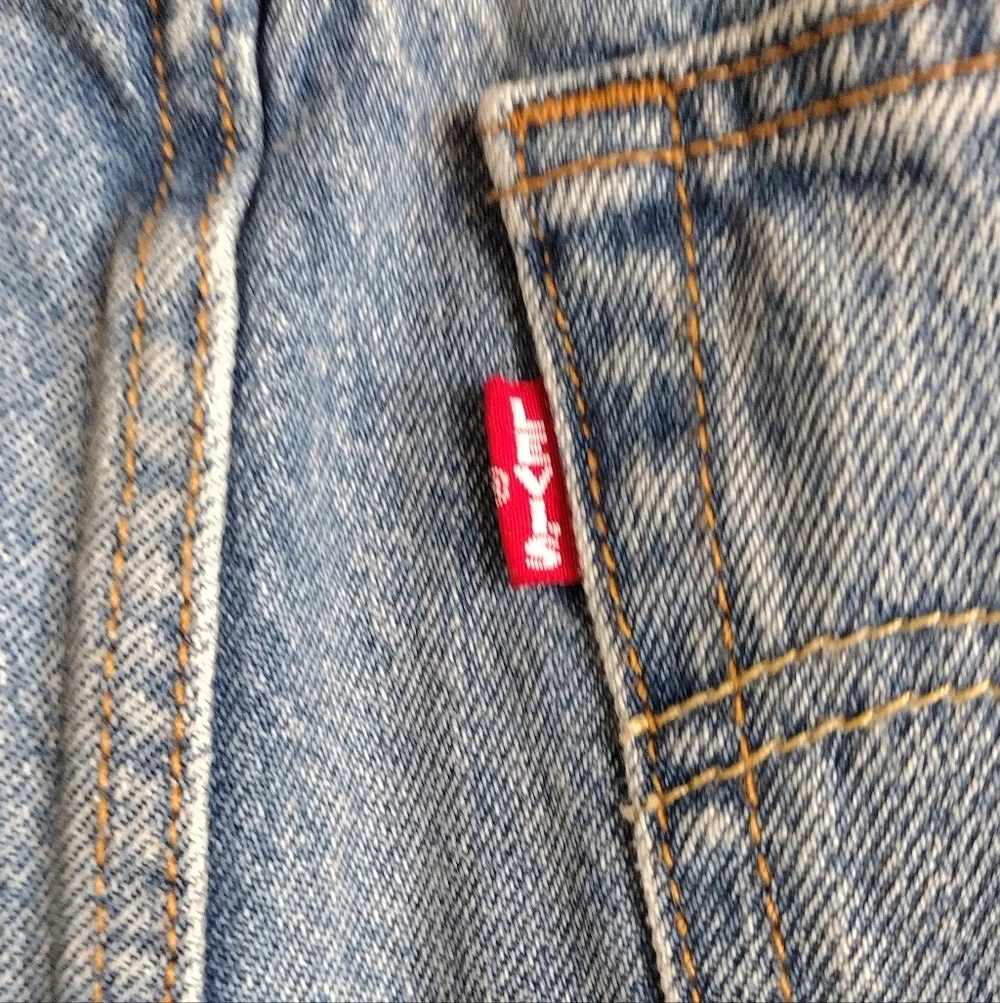 Levi's High Waisted Deconstructed Mini Denim Ladies Jean Skirt